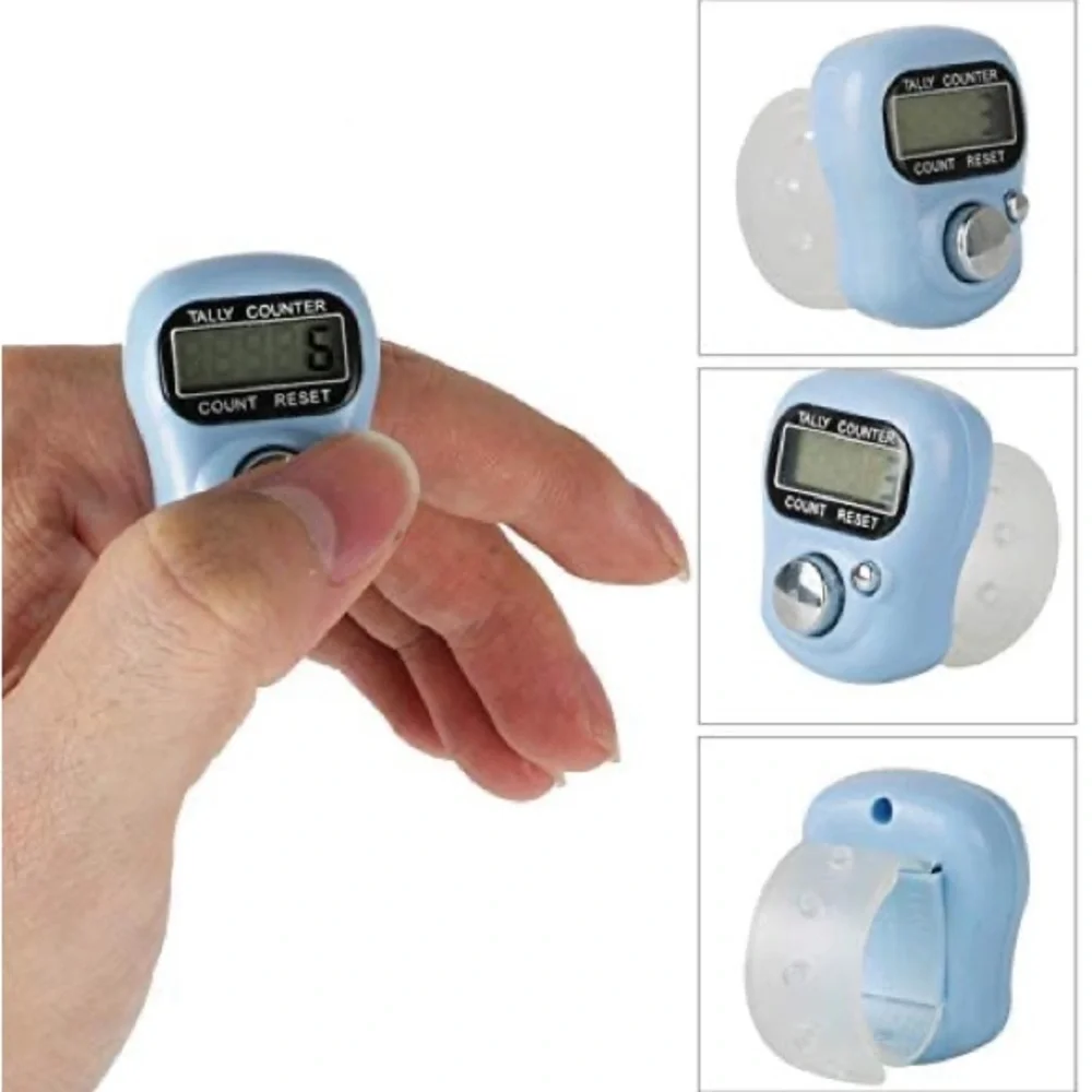 Electronic Finger Counter(3 Pack)5 Digit LCD Digital Display Tally Counter.